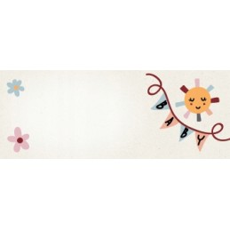 16 vienetų 30x23 mm lipni banderolė dovana - gimtadienio vaikų krikštas