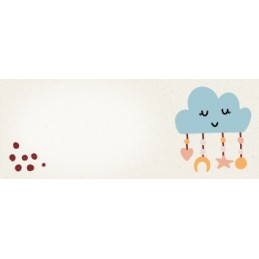 16 vienetų 30x23 mm lipni banderolė dovana - gimtadienio vaikų krikštas