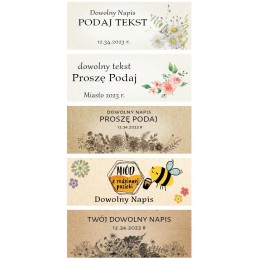 16 vienetų 30x23 mm lipni banderolė dovana - gimtadienio vaikų krikštas