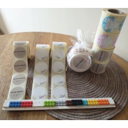 8 vnt didelių gėlių lipdukai