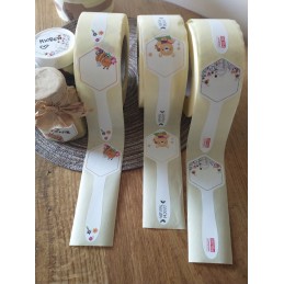 Banderola medaus etiketės - 10 vnt 55x149mm -