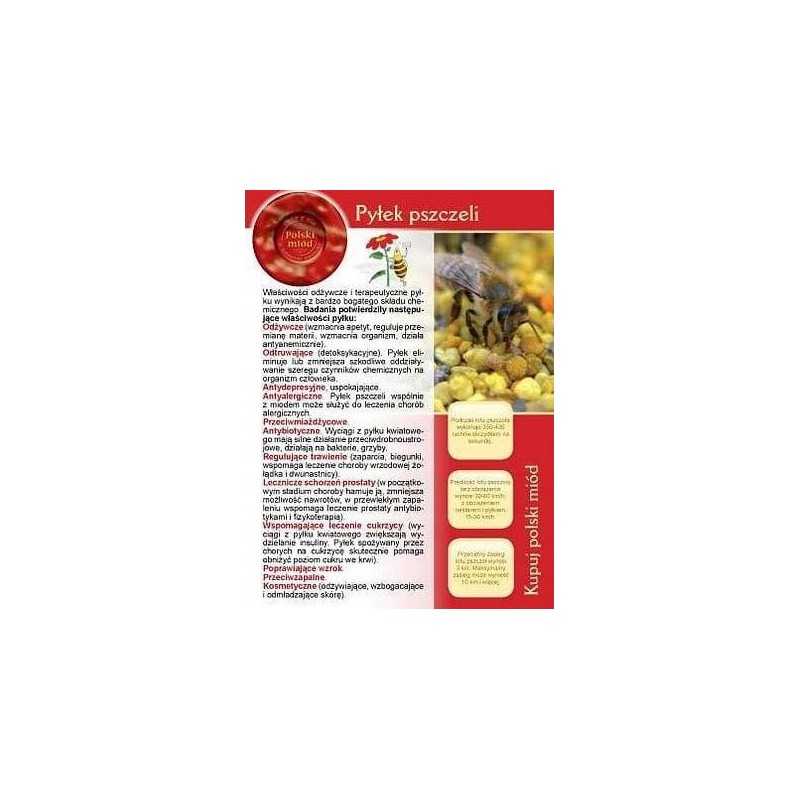 Siūlome informacinę brošiūrą – naujiena – bičių žiedadulkės!