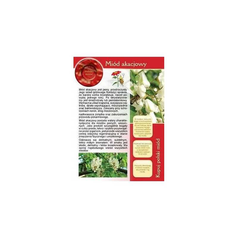 Siūlome informacinę brošiūrą - naujiena - akacijų medus!