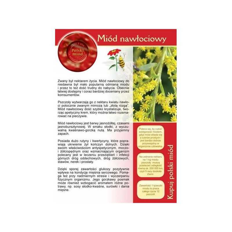 Siūlome informacinę brošiūrą - naujiena - auksarankio medus!