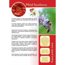 Siūlome informacinę brošiūrą – naujiena – facelijų medus!