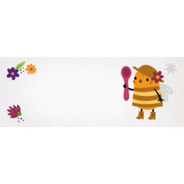 16 lipdukų 40ml stiklainiams, 60x23 spauda