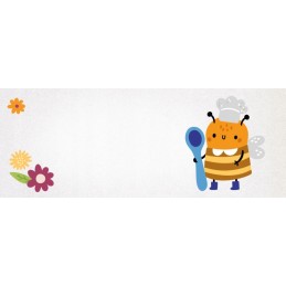 16 lipdukų 40ml stiklainiams, 60x23 spauda