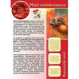 Siūlome informacinę brošiūrą - naujiena - daugiažiedis medus!