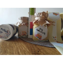 10 vnt 55x149mm stiklainio banderolė medaus banderolė