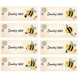 16 lipdukų 40ml stiklainiams, 60x23 spauda