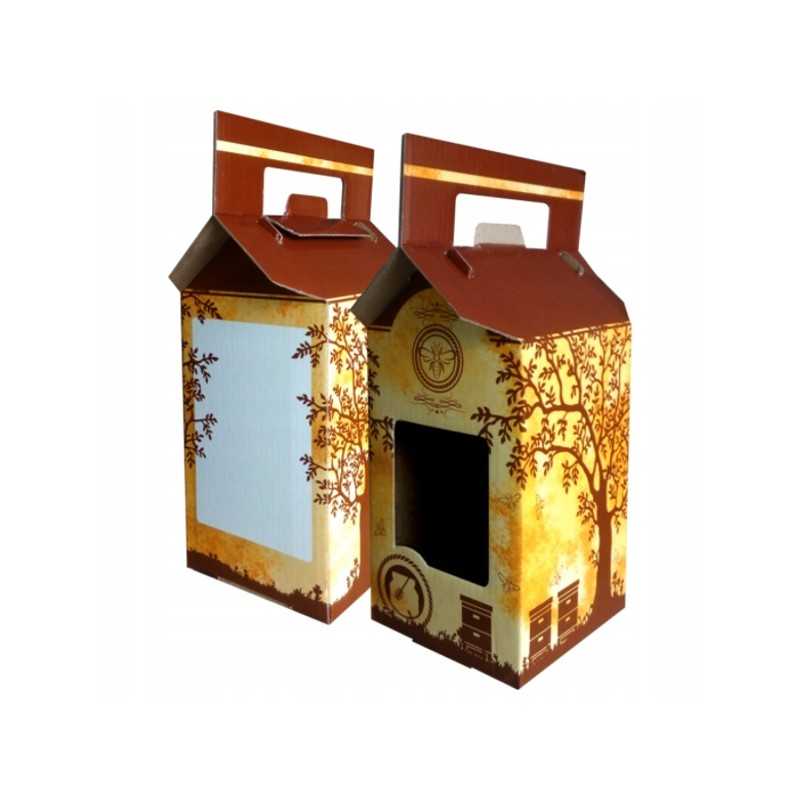 Siūlome dekoratyvinę medaus dėžutę 900ml indeliui, puikiai tinka dovanai - labai geras lenkiškas gaminys