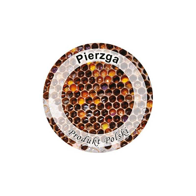 Mini apvalių bičių duonos etikečių pakuotė ø37mm