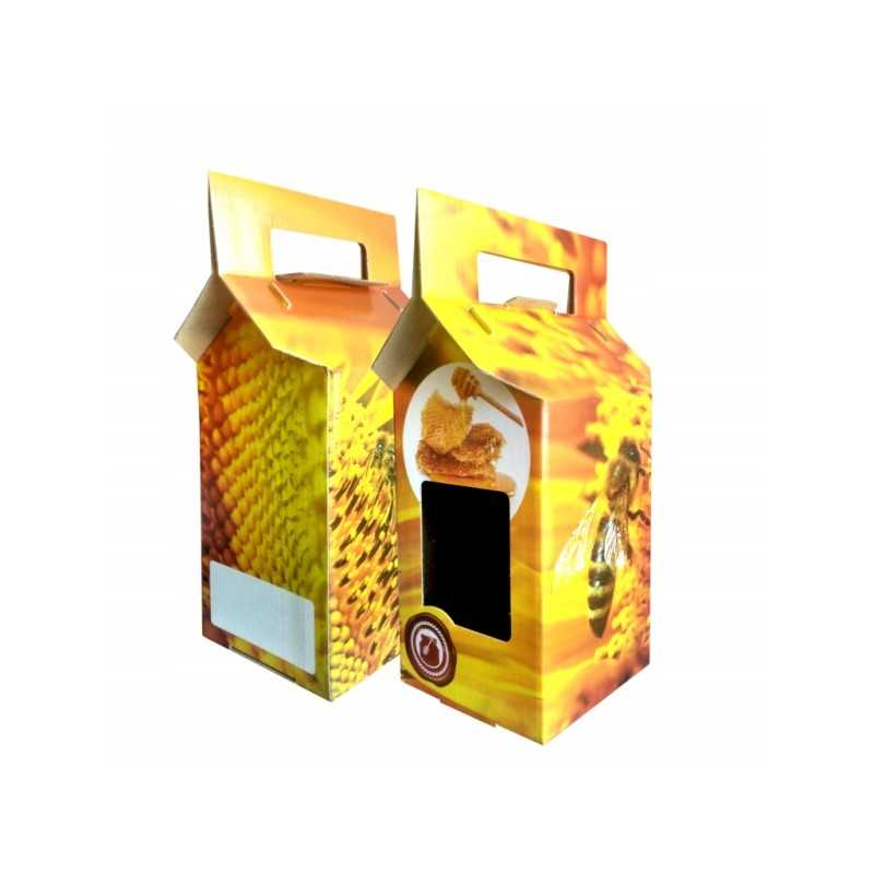 Siūlome dekoratyvinę medaus dėžutę 900ml indeliui, puikiai tinka dovanai - labai geras lenkiškas gaminys