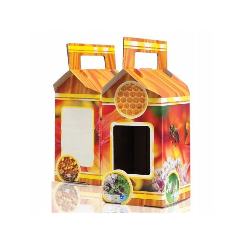 Siūlome dekoratyvinę medaus dėžutę 900ml indeliui, puikiai tinka dovanai - labai geras lenkiškas gaminys