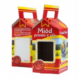 Siūlome dekoratyvinę medaus dėžutę 900ml indeliui, puikiai tinka dovanai - labai geras lenkiškas gaminys