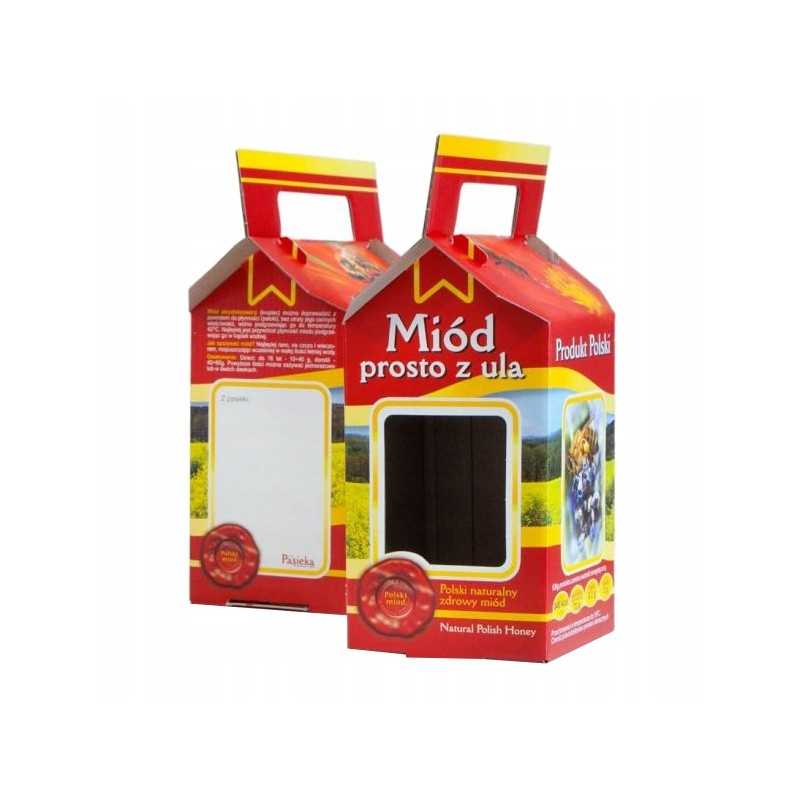 Siūlome dekoratyvinę medaus dėžutę 900ml indeliui, puikiai tinka dovanai - labai geras lenkiškas gaminys