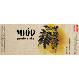 10 vnt / 140 mm x 55 mm medaus lipdukai tiesiai iš avilio