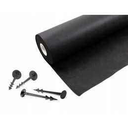 Juoda agrotekstilė 50g/m2 - 1,6 x 5 m