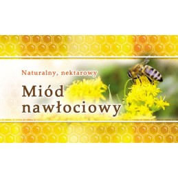 Mini etiketės auksarankio medui, 100 vnt - raštas em18