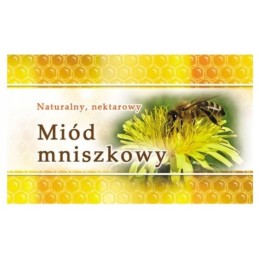 kiaulpienių medaus etiketės