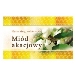 akacijų medaus etiketės