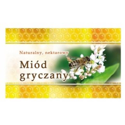 grikių medaus etiketės