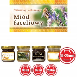 Facelijos medaus etiketės