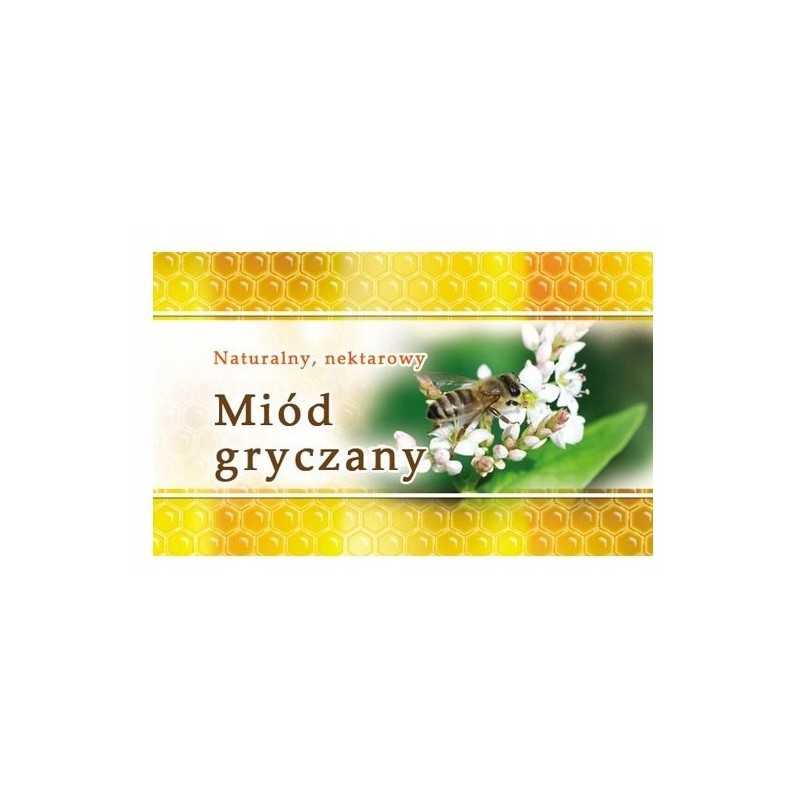 grikių medaus etiketės