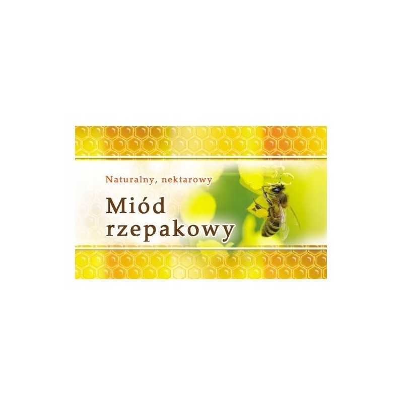 rapsų medaus etiketės