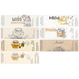 Medaus etiketės 10 vnt