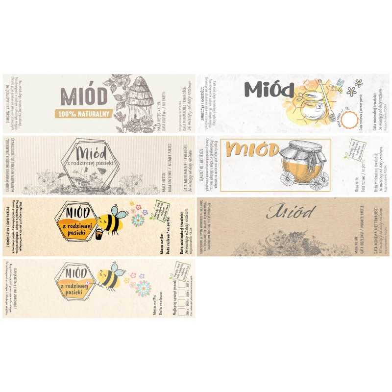 Medaus etiketės 10 vnt