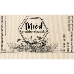 10 vnt medaus lipdukų etiketės iš šeimos bityno