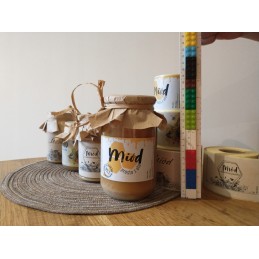 10 vnt medaus lipdukų etiketės iš šeimos bityno