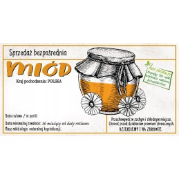 10 vnt etiketės 115 x 60mm medus tiesioginis pardavimas