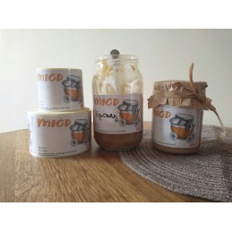 10 vnt lipdukų etiketės 65x107 bitė su gėle