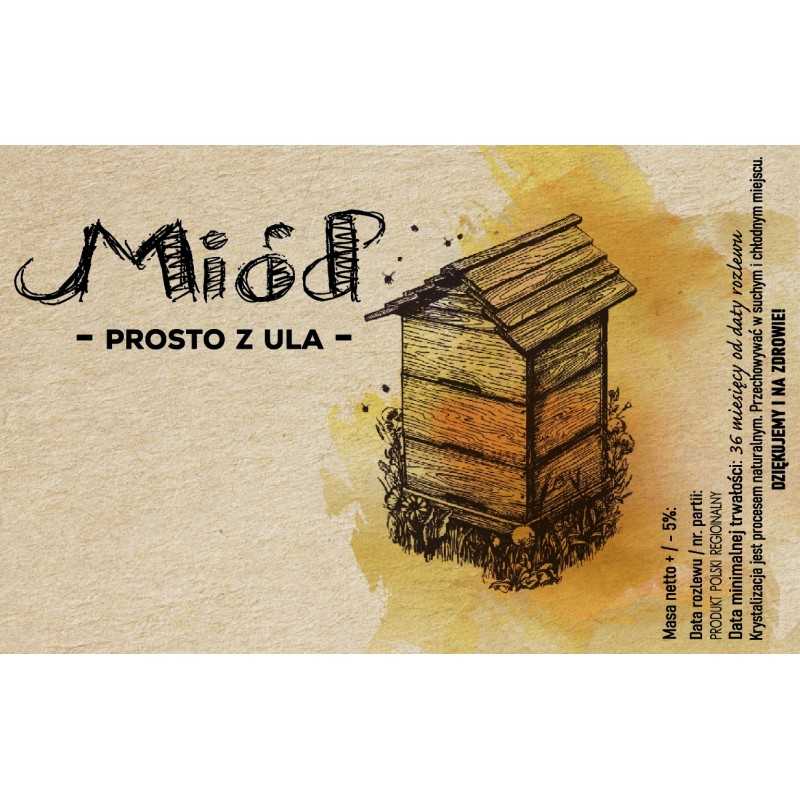 Etiketės 10 vnt_110x70__medaus tiesiai iš avilio lipdukai