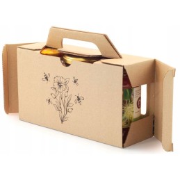 Dėžutė 3 315ml stiklainiams – modelis p2j