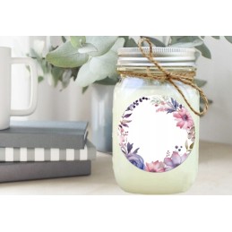 Apvalios etiketės dangčiams