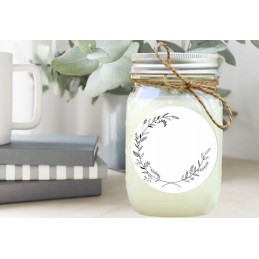 Apvalios etiketės dangčiams