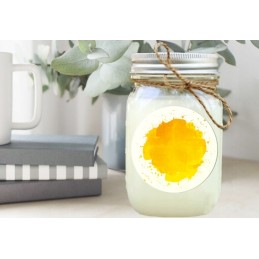 Apvalios etiketės dangčiams