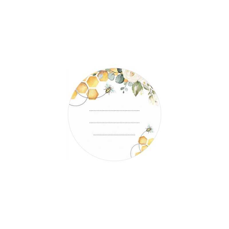 Apvalios etiketės dangčiams