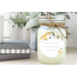 Apvalios etiketės dangčiams