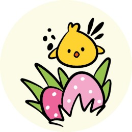 8vnt dideli lipdukai Velykų zuikis Velykų viščiukas