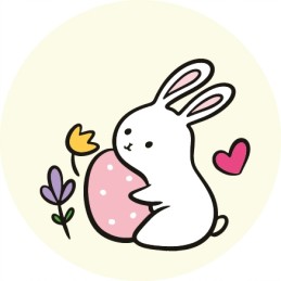 8vnt dideli lipdukai Velykų zuikis Velykų viščiukas