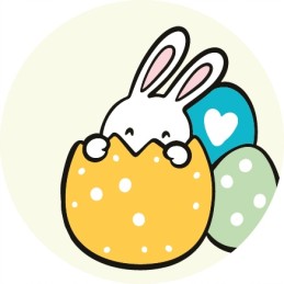 8vnt dideli lipdukai Velykų zuikis Velykų viščiukas