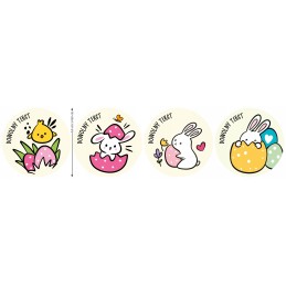 8vnt dideli lipdukai Velykų zuikis Velykų viščiukas