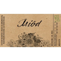 10 vnt medaus 110x60 etiketės, lipnūs lipdukai