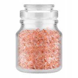 Hermetiškas indas su stikliniu dangteliu ir sandarikliu prieskoniams, 205 ml