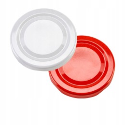 Rinkinyje 10 vnt - aliuminio dangtelis 58 mm