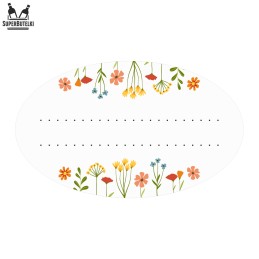 Rinkinyje 10 vnt etikečių lipdukai stiklainiams, konservams, tinktūros, uogienės, medus, sultys